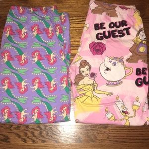 Official Disney Princess Ariel & Bell PJ Pants